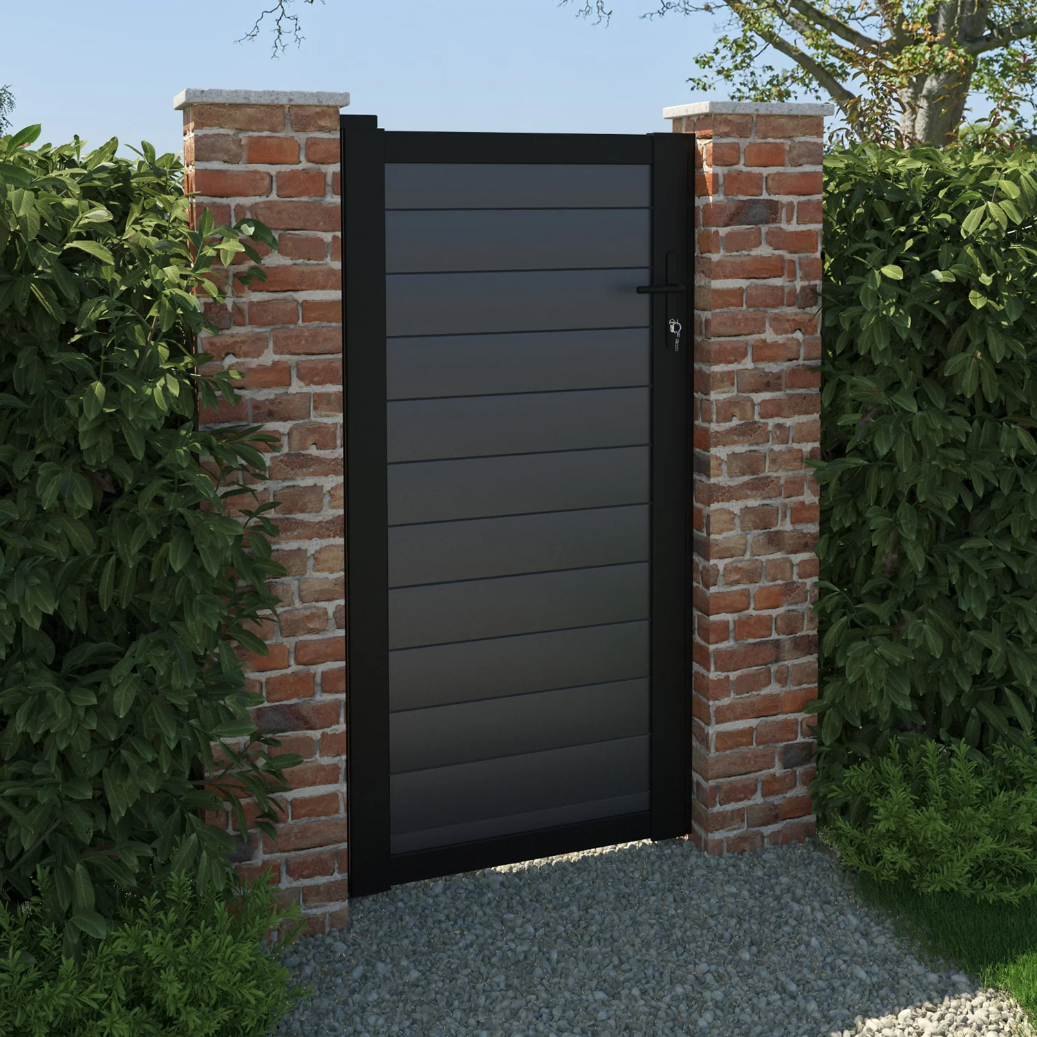 Artos Alüminyum Tek Kanat Bahçe Kapısı