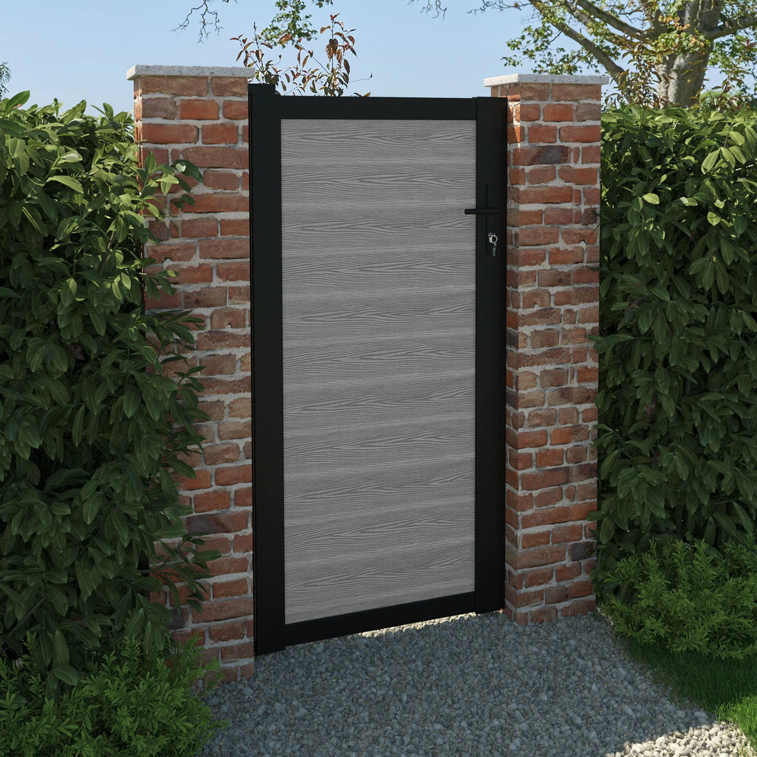 Klasik Tek Kanat Bahçe Kapısı